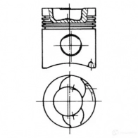 Поршень KOLBENSCHMIDT 2963408 90334600 4028977111556 AUR0 AD