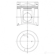 Поршень KOLBENSCHMIDT 97411700 4028977518621 X0 9HW Volvo