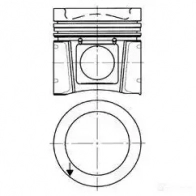 Поршень KOLBENSCHMIDT Mercedes Vario (612D) 1 Самосвал 4.2 613 D. 614 D (6631. 6632) 129 л.с. 1996 – 2013 4028977409394 94933600 LC9T W