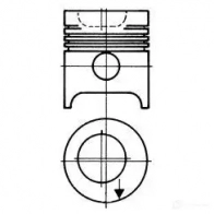 Поршень KOLBENSCHMIDT 62NH0 M 2968814 4028977160707 97507600