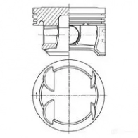 Поршень KOLBENSCHMIDT LVPDE P 41006620 1192272208 4028977877643
