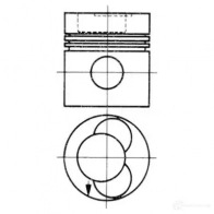 Поршень KOLBENSCHMIDT 2965737 92581600 DCH4RY Z 4028977108556