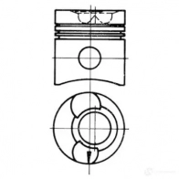 Поршень KOLBENSCHMIDT MNZ 9ZZC 93660600 2967288 4028977168369