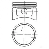 Поршень KOLBENSCHMIDT 111B BR Mercedes E-Class (W124) 1 Седан 3.0 E 300 4 matic (1230) 180 л.с. 1993 – 1995 91819610 4028977161483