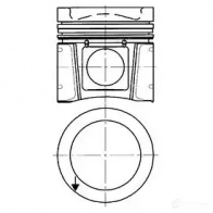 Поршень KOLBENSCHMIDT 40078600 2952506 4028977580581 QXV R60A