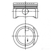 Поршень KOLBENSCHMIDT 94953610 Mercedes CLK (A208) 1 Кабриолет 2.3 230 Kompressor (2048) 197 л.с. 2000 – 2002 9N 9WLBB 4028977300738