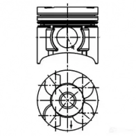 Поршень KOLBENSCHMIDT 4028977650468 Opel Astra (H) 3 Хэтчбек 1.7 CDTI (L48) 80 л.с. 2004 – 2010 FF A79CY 40390620