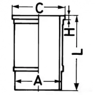 Ремкомплект, поршень и втулка KOLBENSCHMIDT 5 5G7CO 4028977115288 2965927 92791960 - Изображение 2