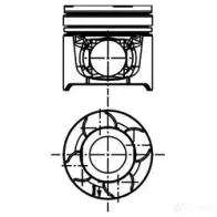 Ремкомплект, поршень и втулка KOLBENSCHMIDT 4028977739286 ZGF B5L 40217961 2952618