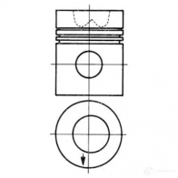 Ремкомплект, поршень и втулка KOLBENSCHMIDT QPX5AL H 93154961 2966479 4028977133664 - Изображение 2