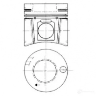 Ремкомплект, поршень и втулка KOLBENSCHMIDT 6 A6HB56 4028977878732 1202806494 94331970 - Изображение 1