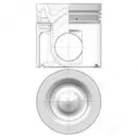 Ремкомплект, поршень и втулка KOLBENSCHMIDT B 78STU 41518963 1202778098 4028977887475