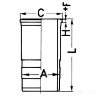 Ремкомплект, поршень и втулка KOLBENSCHMIDT 4028977518645 97411971 BVXE FTA 2968778 - Изображение 2