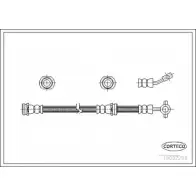 Тормозной шланг CORTECO Nissan Serena (C23) 1 Минивэн 2.0 D 67 л.с. 1992 – 2001 19032299 CARU 52 3358960091420