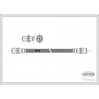Тормозной шланг CORTECO 1383654 J8HV ZY 3358960093851 19032580