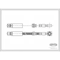 Тормозной шланг CORTECO 19032619 M VBF89 Saab 9-5 (YS3E) 1 Седан 2.0 t Biopower 179 л.с. 2005 – 2009 3358960094247