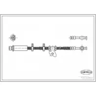 Тормозной шланг CORTECO Land Rover Range Rover 2 (P38A) Внедорожник 4.0 4x4 185 л.с. 1995 – 2002 VFSK 9U 3358960096449 19032868