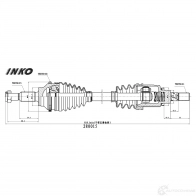 Привод в сборе INKO 280015 1439932128 3KUX SX