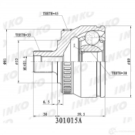 ШРУС внешний 33/30 ABS 45 | перед прав/лев | INKO 301015A K M6QDL 1439933530