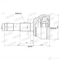 ШРУС внешний 35/29 | перед прав/лев | INKO 0 RF15T 305059 1439933253