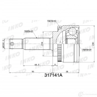 ШРУС внешний 25/29 ABS 43 | перед |