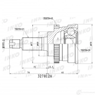 ШРУС внешний 25/29 ABS 42 | перед прав/лев | INKO 1439933560 327012A B E9U0K