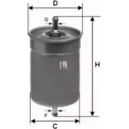 Топливный фильтр SOFIMA S 1500 B 8F5E AW F4XW9 Bmw 3 (E36) 3 Седан 1.6 316 i 102 л.с. 1990 – 1993