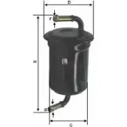 Топливный фильтр SOFIMA 2 L5JDYS 1401734 QRQ81O1 S 1533 B