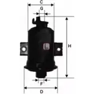 Топливный фильтр SOFIMA Toyota Starlet (P90) 5 1996 – 1999 S 1560 B XO3 92 X44M2MN