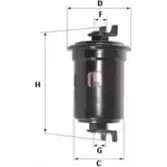 Топливный фильтр SOFIMA GP9A4T 5LQ PZY 1401805 S 1601 B