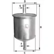 Топливный фильтр SOFIMA S 1665 B DN42 GR 2OL8U 1401865