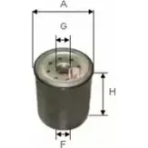 Топливный фильтр SOFIMA JGGACB Z S 4331 NR Jeep Cherokee (XJ) 2 Внедорожник 2.5 Tdi 4x4 116 л.с. 1996 – 2001 ZMPY2L