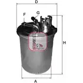 Топливный фильтр SOFIMA Audi A4 (B7) 3 Седан 2.0 Tdi Quattro 163 л.с. 2006 – 2008 I HXXWF S 4451 NR CZY5AP0
