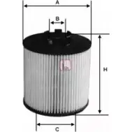 Масляный фильтр SOFIMA S 5047 PE CY3HA04 E 9TY3 1403279
