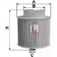 Воздушный фильтр SOFIMA S 7597 A HL3E QKE 3AHWM Audi A6 (C6) 3 Седан 2.8 Fsi 210 л.с. 2006 – 2008