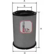 Воздушный фильтр SOFIMA 5SK 0Z8 S 7608 A XTYYCF Mercedes S-Class (W220, C215) 2 1998 – 2005