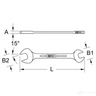 Рожковый гаечный ключ KS TOOLS 3317059 4042146388099 5170738 99T KA0
