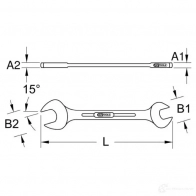 Рожковый гаечный ключ KS TOOLS 9200130 W1 83IDB 1203212509 4042146198629 - Изображение 3
