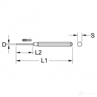 Пробойник, бородок KS TOOLS 4042146081518 1560113 3311215 33 AT1AO - Изображение 2