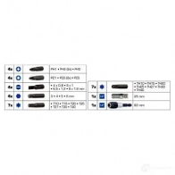 Набор бит для отвертки KS TOOLS 1438037581 U X63V bt053032 - Изображение 25