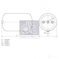 Ресивер воздушный DIESEL TECHNIC 4057795088313 I3X GR 2680451 370120 - Изображение 3