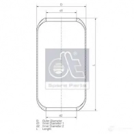 Пневмобаллон DIESEL TECHNIC 4057795108004 261021 7C 5VE 2676502 - Изображение 2