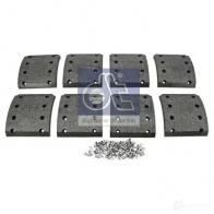 Комплект тормозных колодок, барабанный тормоз DIESEL TECHNIC 2691508 1 9935 FYR105B 695011