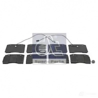 Тормозные колодки, комплект DIESEL TECHNIC 792640 2693936 JNUOL G 4057795247307 - Изображение 1