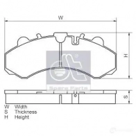 Тормозные колодки, комплект DIESEL TECHNIC 29087 2687543 29 061 490930 - Изображение 4