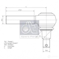 Рулевой наконечник DIESEL TECHNIC 4047755968441 2683219 461799 6M D3X7B - Изображение 3