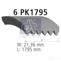 Приводной ремень, поликлиновой DIESEL TECHNIC 2690223 GYKNC CW 631540 4047755161699 - Изображение 3