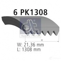 Приводной ремень, поликлиновой DIESEL TECHNIC 481103 4047755843977 2686942 RXKT Q - Изображение 3