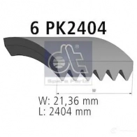 Приводной ремень, поликлиновой DIESEL TECHNIC 481365 4047755091231 ZE2 FBJO 2687059 - Изображение 3