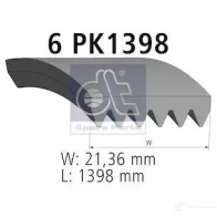 Приводной ремень, поликлиновой DIESEL TECHNIC 631515 KE DIM 2690208 4047755351816 - Изображение 3